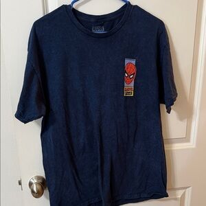 Marvel Navy Spider-Man Kids Tee